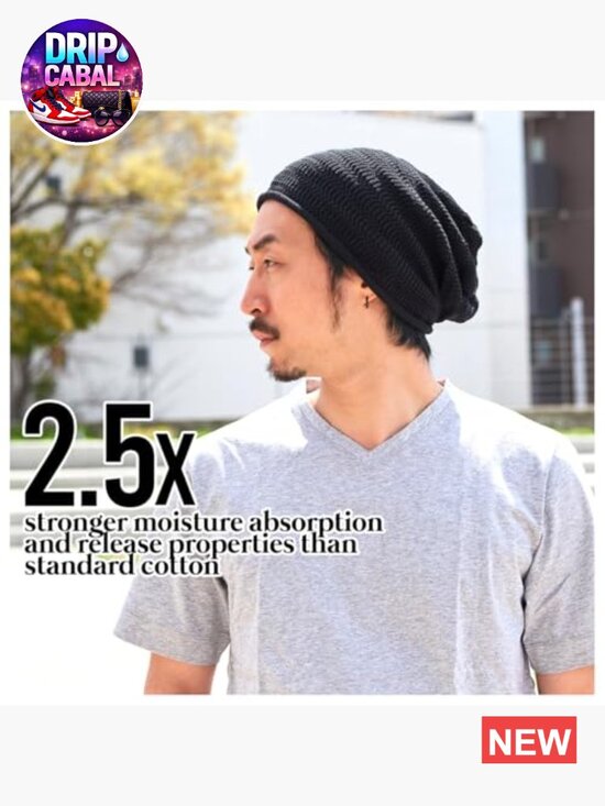 Moisture Wicking Dralon Knit Beanie - Sports Hat for Running main image 4